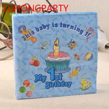 10 шт., 1 день рождения, 1 год, для мальчика, Детская пищевая бумага, салфетка, аксессуар для стола, украшение для дня рождения