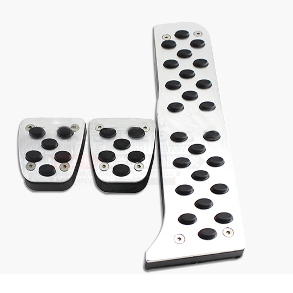 LitangLee Car Accelerator Pedal Pad Cover For Volkswagen VW Caddy 2003~2018 MT LHD Sport Racing Design Foot Throttle Pedal Cover (2)