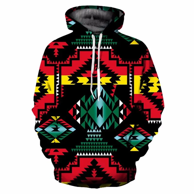 Headbook Geometric Flowers Hoodies Men Women Sweatshirts Spring Winter