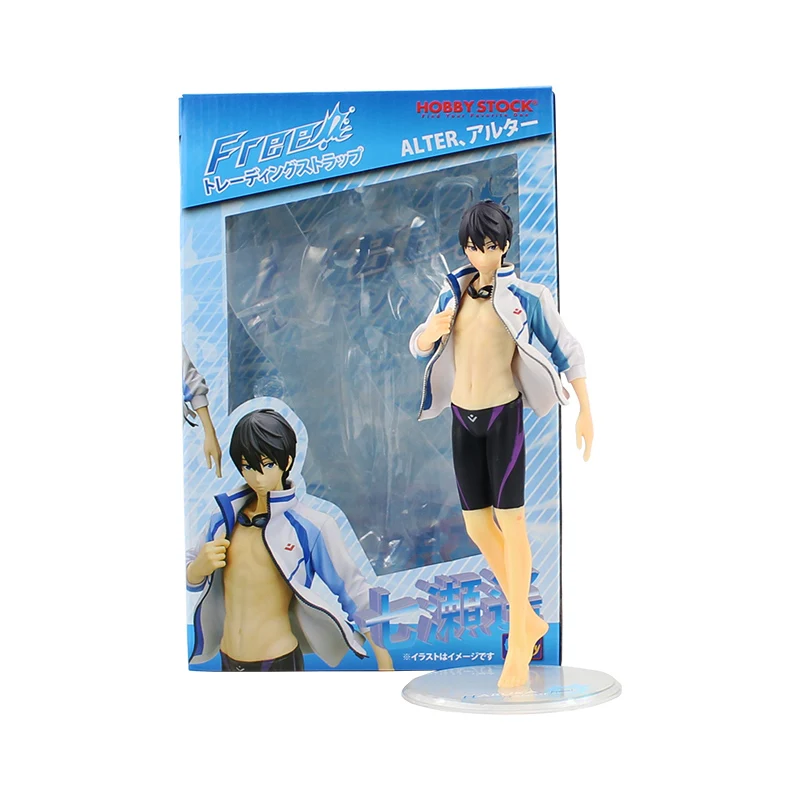 25 см 2 стиля аниме бесплатно! Iwatobi Swim Club Haruka Nanase Тачибана Макото ПВХ фигурка модель