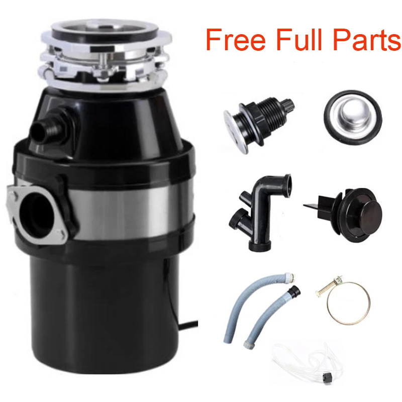 6KG 370W kitchen food waste disposers Stainless steel Grinder material