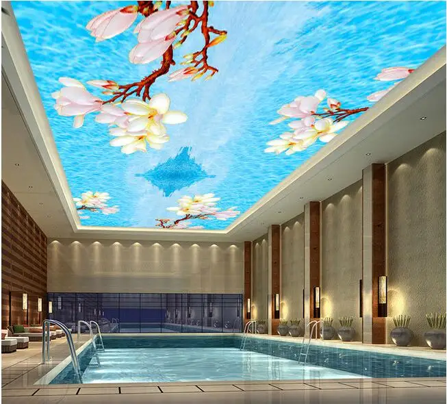

3d wallpaper custom mural non-woven 3d room wallpaper  Fresh lily ceiling murals photo paintings 3d wall murals wallpaper