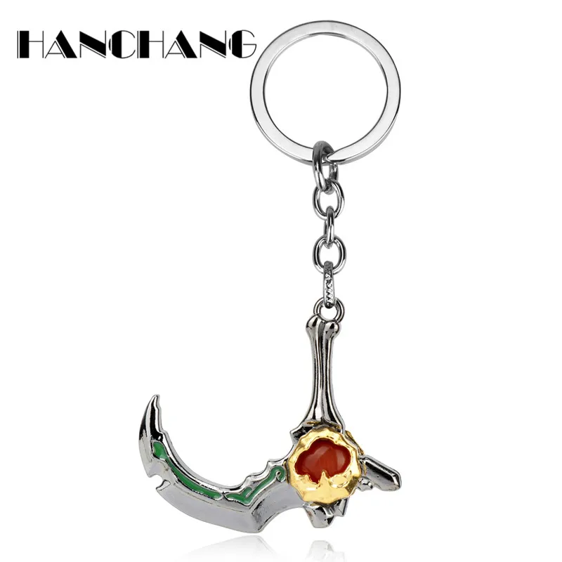

Fashion Anime Game DOTA 2 Keychain Weapon Key Chain Car Key holder Keyring