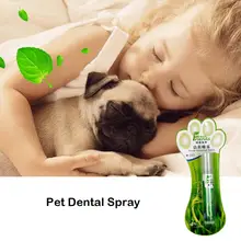 14ML Pet Dental Spray Fresh Smell Remove Odor Prevent Plaque Calculus Pet Tooth Cleaning Mist For Dog Cat calculus cat