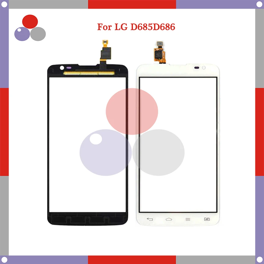 5 5-дюймовый сенсорный экран для LG G Pro Lite D680 D682 и D685 D686 сенсорная панель дигитайзер