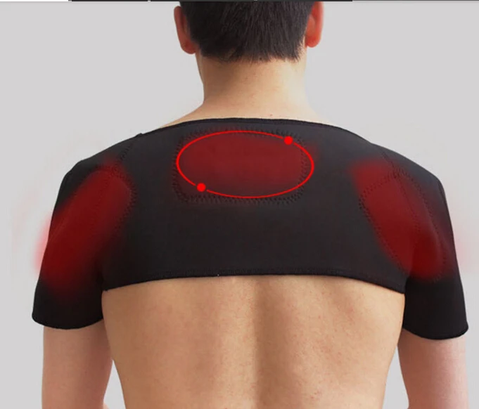 

Aolikes High Elastic Shoulder Support Basketball Arm Warmers Double Shoulder Support Brace Back Protector Shoulder Bandage