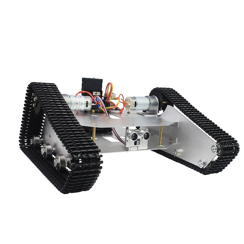 

DIY Tracked Tank Chassis Kit Crawler Remote Control Robot Car with DC Motor For RC FPV Racing Camera Drone Spare Parts Acces
