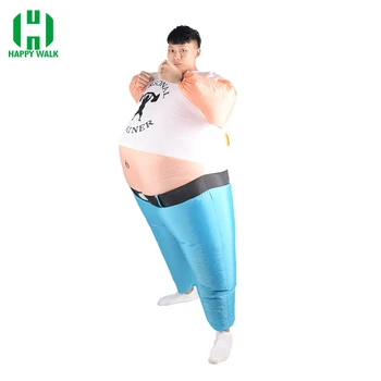 

Strong Man Inflatable Costume Suit Inflatable Personal Trainer Costume Halloween Party Costume for Adult Inflatable Costume