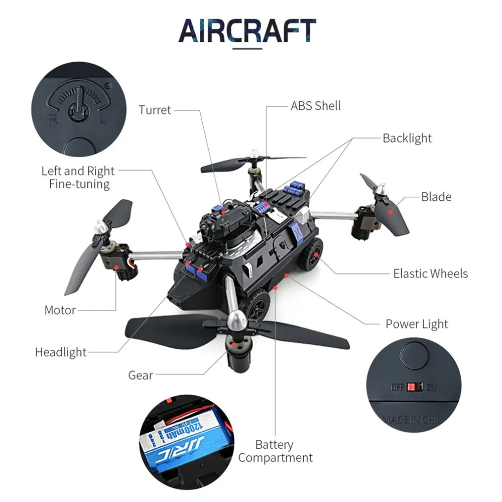 2018 JJR/C H40WH селфи FPV системы RC 2 4 г Quadcopter Танк Радиоуправляемый автомобиль самолета