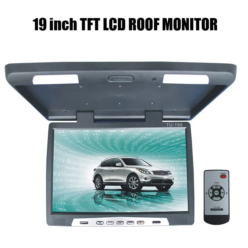 Автоматический 19 дюймовый TFT ЖК монитор для крыши|lcd 720|monitor with built in tvlcd monitor factory |