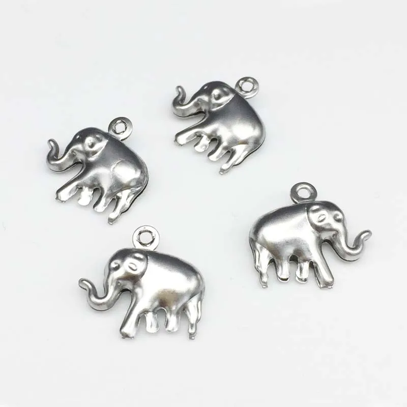 2.5/" big Filigree Elephant charm bronze tone elephant charm pendant