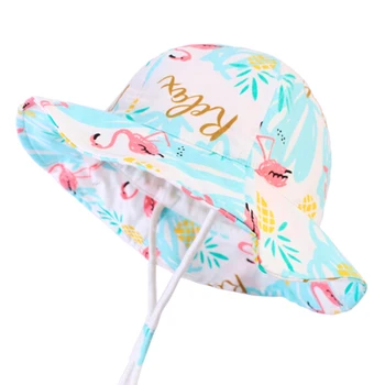 

Kids Children Dual-use Bucket Hat Reversible Sun Protection Cap Foldable Beach Bucket Fishing Cap Outdoor Sun Hat