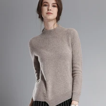 JECH Women Autumn Winter Fashion Turtleneck Sweaters Cashmere Femme Jumpers Long Sleeve Warm Soft Casual Women Pullover