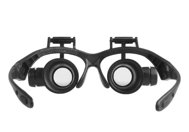 Safety Goggles Watch Repair Jewelry magnifying Glasses With LED Light and Replaceable 4 Pairs Magnifier 10152025X Lens (3)