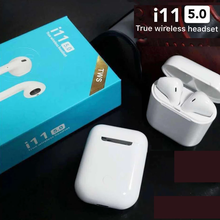 

I11 TWS Earphone Bluetooth v5.0 Wireless Earphones Automatic Pairing Earbuds With Charge Box Pop up Connect Wireless Earphone