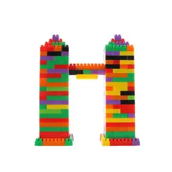 Цветной строительные блоки кирпичи различные Геометрия и автомобиля Форма Дети DIY образования раннего обучения игрушки ручной работы для