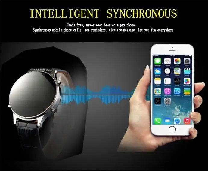  ANNKE Для Apple Часы Водонепроницаемые Часы Smart Стали Круглого Bluetooth Соединение Android IOS Наручные Экран Montre reloj inteligente 