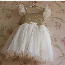 Детское платье; 3 цвета; праздничные платья без рукавов с блестками и бантом для девочек