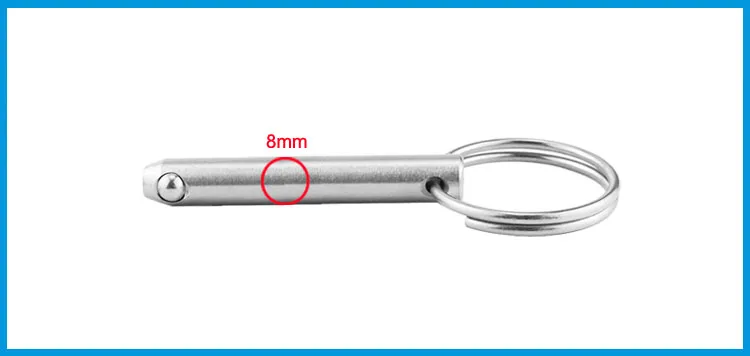 8*76 мм BSET MATEL морской ранг быстросъемный шариковый штифт для ЛОДКИ БИМИНИ верхней палубы шарнир морской нержавеющей стали 316 аксессуары для лодки