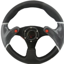 Высокое качество 320 мм Автомобильный руль 13 дюймов гоночный спортивный Авто Руль из искусственной кожи