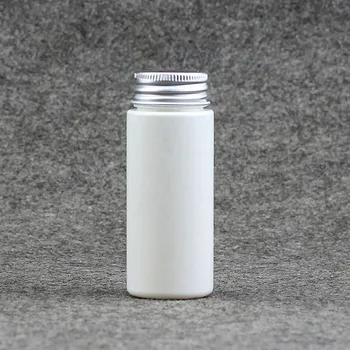 

50pcs 50ml Empty PET Plastic Transparent Refillable Bottles Clear Cosmetic Lotion Container Aluminum Cap Bottle