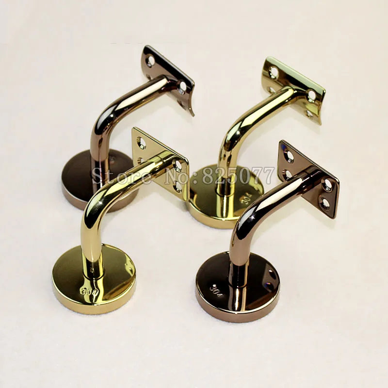 10PCS 90Degree Gold/Rose Gold Wall Mounted Brackets 60*60mm Stainless