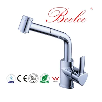 

Beelee Kitchen Faucet Novelty Electroplating Chrome Faucet Single Handle Faucet Home Deck Mounted Hot And Cold Water Mixer Tap
