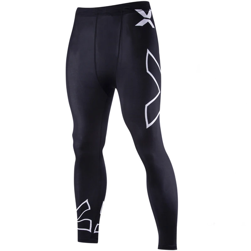 2016 New Men Hight Stretch Tight Pants X Pattern Low Waist