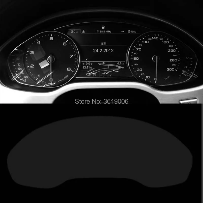 Защитная пленка TOMMIA для Audi A8 11 17 HD 4H приборной панели автомобильная наклейка с