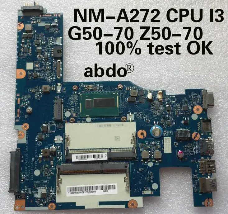 Abdo lenovo G50-70 Z50-70 ACLU1/ALCU2 UMA NM-A272 cpu I3/4010U 90006550 материнская плата для ноутбука ТЕСТ ОК