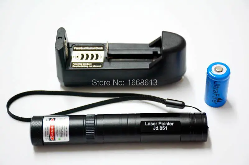 Jd.851 100mw 532nm Green Laser Pointer Adjustable Focus Laser Pen Powered  By 16340 Battery For Teaching/meeting/traveling - Laser Pens - AliExpress
