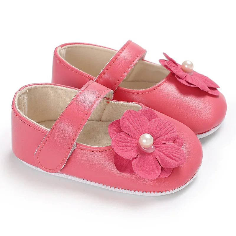 Обувь для малышей, обувь для малышей, мягкая подошва, искусственная кожа, нескользящая Мягкая подошва, обувь для маленьких девочек