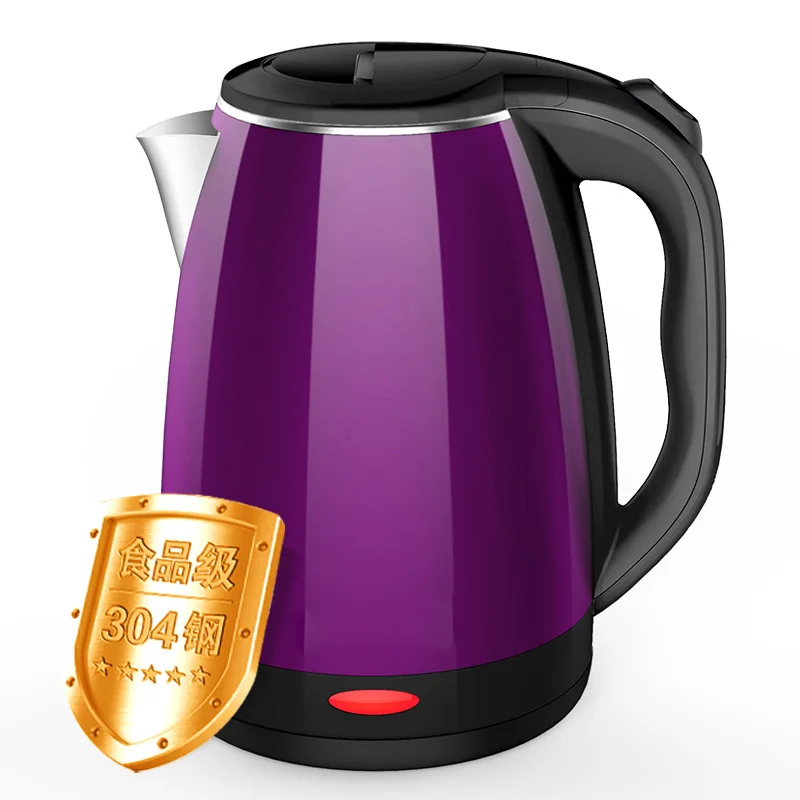2L 304 Stainless Steel kettle 220v 240V electric kettle Fast heated hot