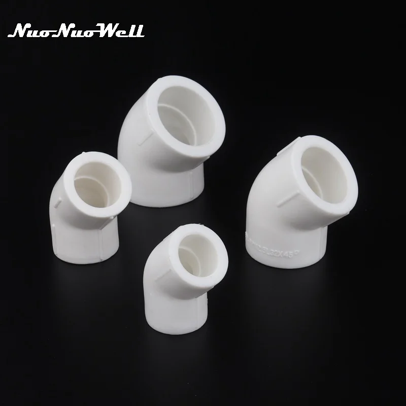 

1PC Inner diameter 20mm 25mm 32mm 40mm PPR Pipe 45 Degree Elbow Connector Plumbing Fittings PPR Water Pipe Plumbing Hose Joints