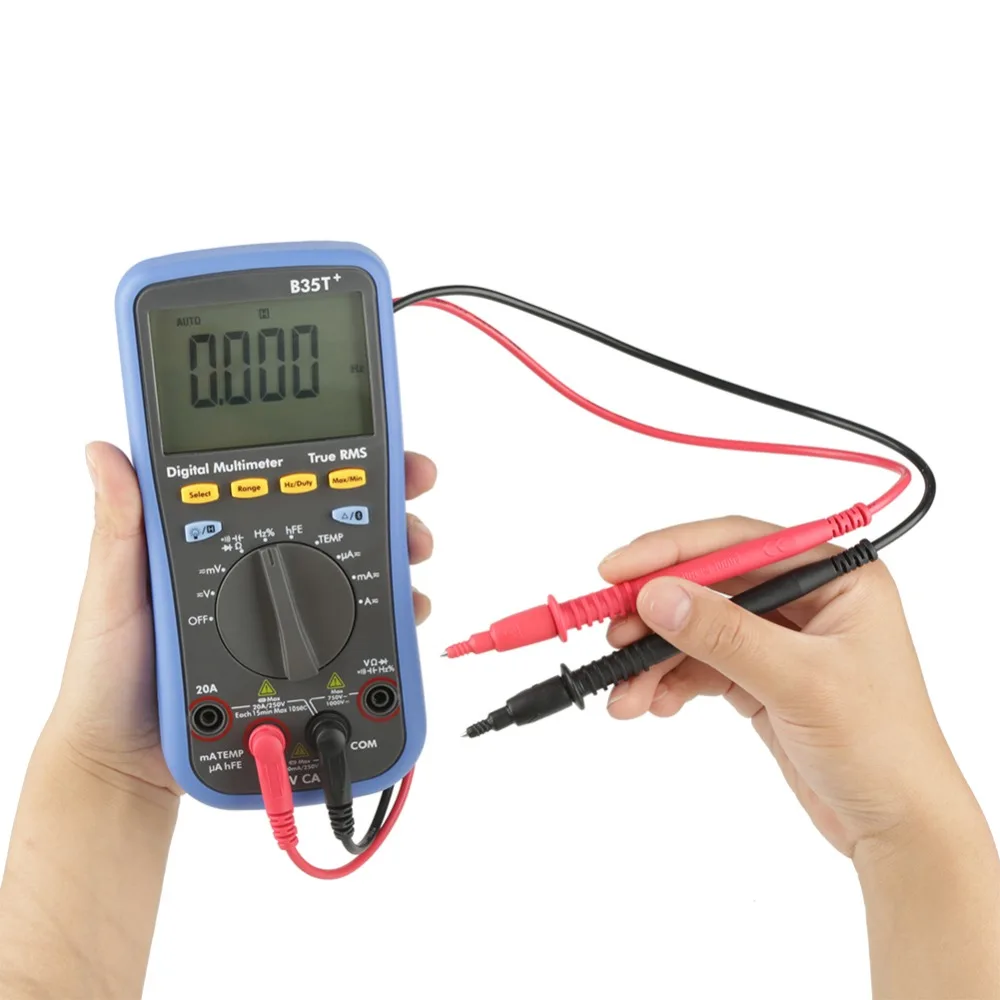 

OWON B35T+ 3 IN 1 LED Digital Bluetooth Multimeter True-RMS Voltmeter Ammeter Ohmmeter Supported Mobile App Control