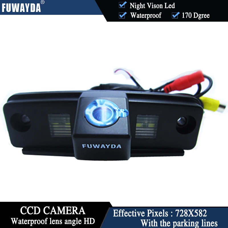 Автомобильная камера заднего вида FUWAYDA CCD/170 градусов/Водонепроницаемая/с