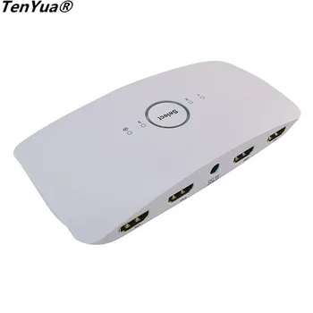 

TenYua 18Gbps 3 Port HDR HDMI 2.0 Switch HDMI Converter 3 In 1 Out HDMI Adapter Switcher Support HDCP2.2 Switch HUB Box For PS4