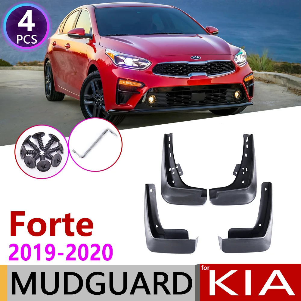 

4pcs Front Rear Car Mudflap for Kia Forte K3 BD 2019 2020 Fender Mud Guard Flap Splash Flaps Mudguards Accessories Cerato Vivaro