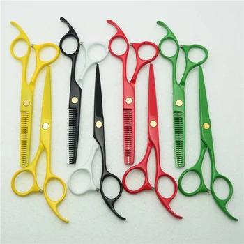 

5.5'' Customized Brand Professional Human Hair Scissors Hairdressing Cutting Shears Thinning Scissors Hair Styling Tools C1023