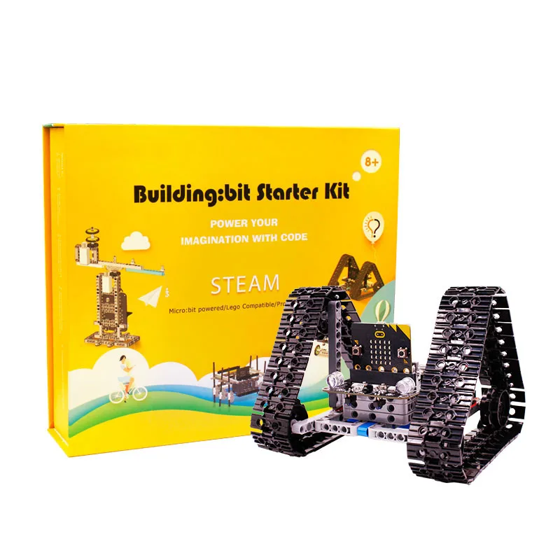 

Micro:bit Stem Education Robot Smart Building Block Robot 305 Bricks Mobile Remote Phone APP Control For Smart Home