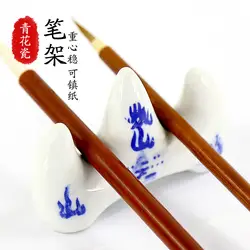 Китайский кисть керамика держатель многофункциональный чернила держатель блюдо Бизнес подарок китайской каллиграфии стиле случайный
