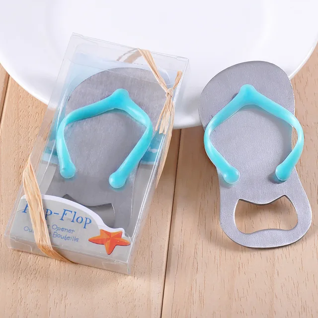 100 Teile Los Neue Mode Flip Flops Strand Metall Flaschenoffner