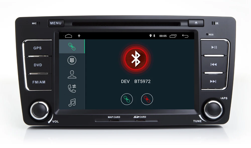 7''Android 9 0 четырехъядерный автомобильный DVD GPS плеер для SKODA Octavia 2009 2012 СБ Navi авто