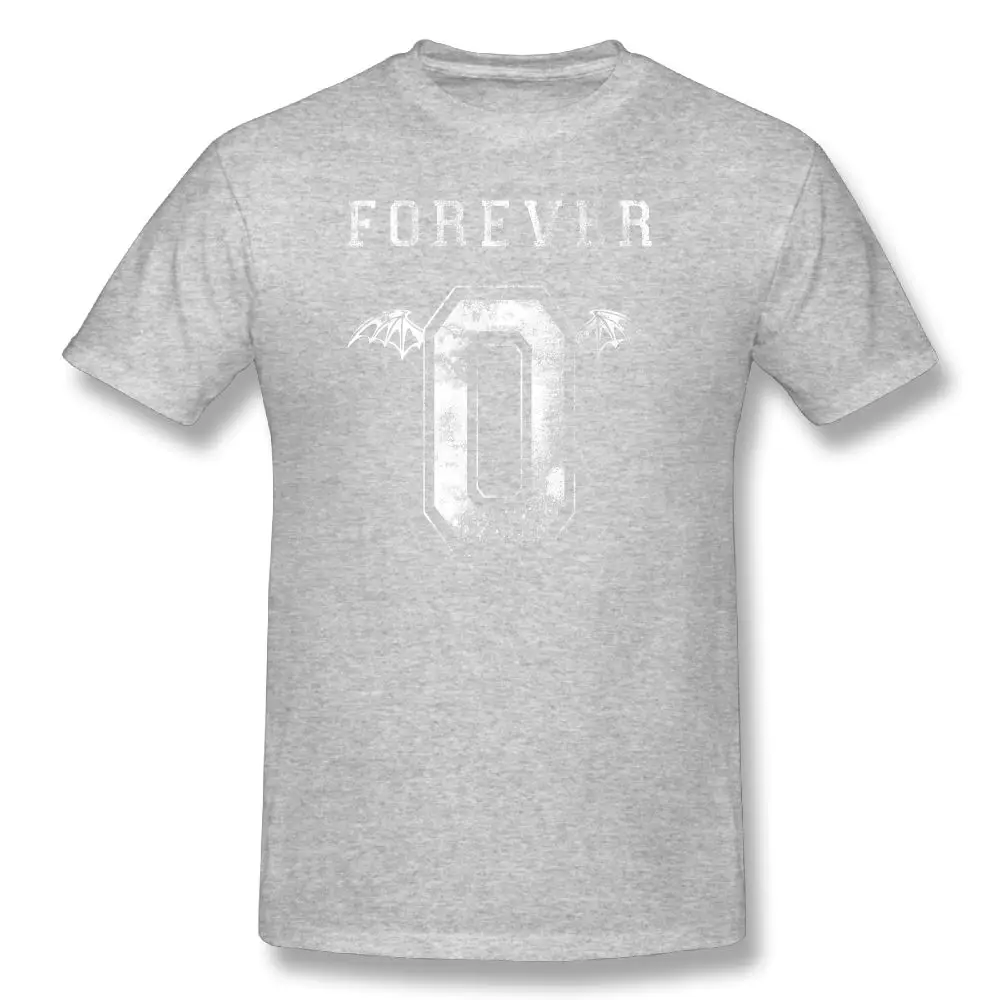Avenged Sevenfold футболка The Rev Forever-0 мужская футболка Летняя хлопковая футболка с коротким рукавом большая футболка размера плюс 5XL 6XL - Цвет: silver
