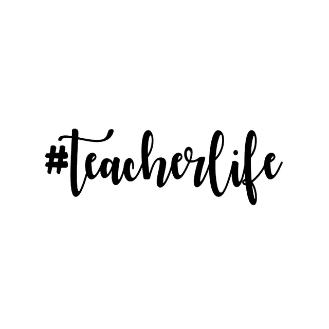 Teacher Life|Back to school Holographic Teacher Life Car Decal SUV|Windshield sticker|Teacher Decal|Teacher/'s Car sticker|School|Teacher|