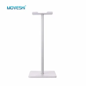 

Moveski NB-Z1 Earphone Stand with Aluminum Supporting Bar Flexible Headrest ABS Solid Base for All Headphones Size