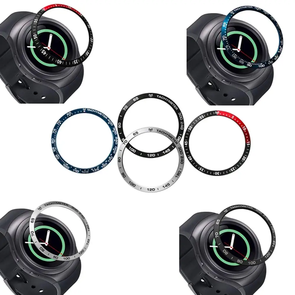 Для samsung gear S2 спортивный ободок из алюминиевой фольги для Smartwatch защитное кольцо