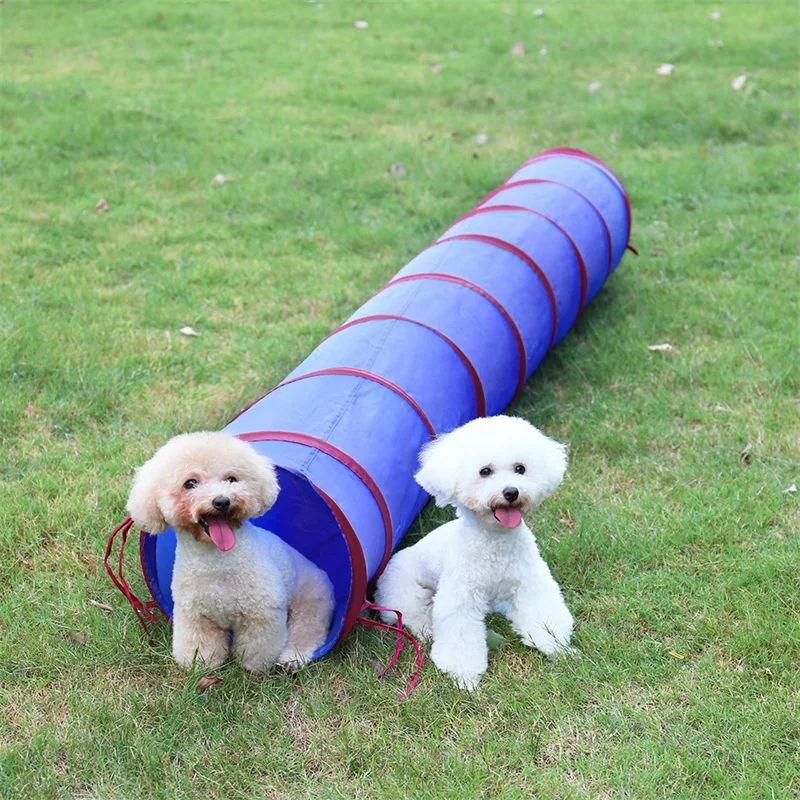 2M Long Cat Tunnel Funny Pet Cat Tunnel Dia 30cm Cat Play Tubes Collapsible Kitten Dog Toys Puppy Ferrets Rabbit Play Toys