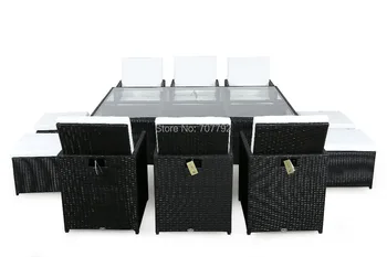 

Hot Sale outdoor garden dining set with all weather wicker