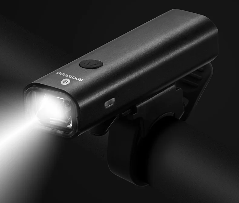 Cheap ROCKBROS Bicycle Light USB Charge Rainproof Safety Front Lamp Cycling Ultralight Flashlight Outdoor Night-riding Bike Equipment 17